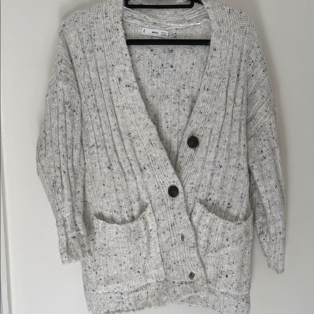Mango Women's Speckled Cardigan